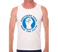 print4ucouk Northern Soul 60's Music Retro Mens Vest Tank Gym Althetic Top Size S-XXL