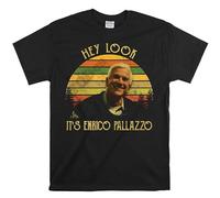 Printable Area Hey Look It's Enrico Pallazzo Vintage T-Shirt, Movies Quote Unisex Tshirt Black