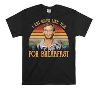 Printable Area Jeffrey Dahmer I Eat Guys Like You for Breakfast Vintage T-Shirt, Movies Quote Unisex Tshirt Black