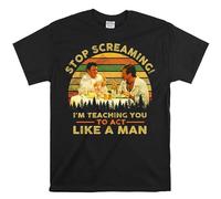 Printable Area The Birdcage Shirt, Albert Goldman Stop Screaming Im Teaching You to Act Like A Man Vintage T-Shirt, Movies Quote Unisex Tshirt Black