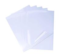 Printable Crystal Clear Stickers Paper 20 Sheets A4 Transparent Vinyl Sticker Paper 100% Glossy Clear Stickers for Inkjet or Laser Printer