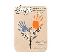 Printable Handprint Template Wood Thanks Helping Us Grow