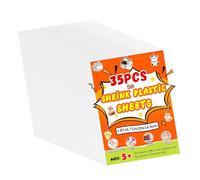 Printable Shrink Film Double Partial Face 25 Pack Craft Paper for Keychains Jewelry Making Art Class Jewelry Making Shrink Paper