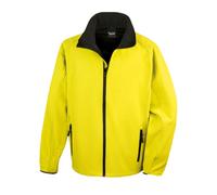 Printable Soft Two Layer Soft Shell Jacket Result Core Sizes: S - 4XL