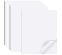Printable Sticker Paper for Inkjet Printer, 40 Sheets 8.5"x11'' Matte Sticker Printer Paper Full Sheet Labels for Laser/Inkjet Printers, Letter Size