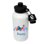 Printaname Trolls - Personalised Kids/Drinks/Sports Childrens Water Bottle (White)