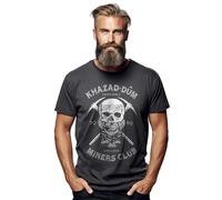 PrintBar Dwarf Miners t-Shirt - Funny and Dwarven Approved! Funny t-Shirt, Unisex Printed Design. Dig deep and Unleash Your Inner Miner! Join The Underground Adventure! Charcoal