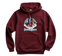 PrintBar Scare Bears hoodie - Funny and Recursive! Unisex Printed Design. Keep the scare going with this mind-bending hoodieception! Burgundy