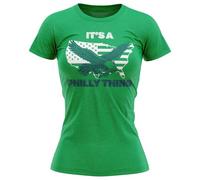 Printbox Originals Its a Philly Thing Philadelphia Shirt Women, Philadelphia T-Shirt Top Tee Apparel, Kelly Green, L