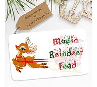 Printed 4 Occasions Magic Reindeer Food 21x Christmas Stickers Labels (Magic Reindeer Food - no rhyme), 63.5x38mm