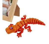 Printed Animal Toy - Moving Lizard Decoration, Mobile Lizard Sculpture | Printed Animal Sculpture Toys, Easter Basket Fillers, Desktop Toys