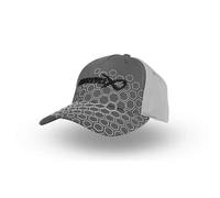 Fox Matrix Hex Print Baseball Cap - Grey