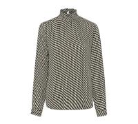 Printed Black White Wavy Blouse - female - Kaffe - Blouses - Multicolor - 2XL - Blouses & Shirts 2XL