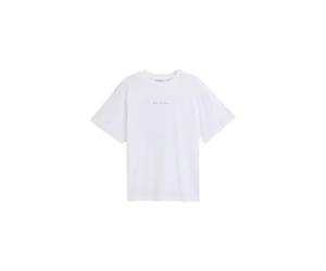 Printed Boyfriend T-Shirt for Women Tom Tailor Denim Blanc M