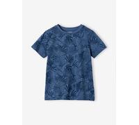 Printed boy's t-shirt denim blue