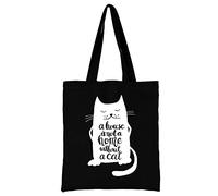 Printed Canvas reusable grocery bags, Foldable Casual Travel HandBag, Shoulder Beach Tote Bags, Shopper bag eco friendly super strong washable Storage bags Shopping bag Canvas bag for Women (Cat)