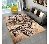 Printed Carpet 3D Animal Dinosaur Fossils Printed Carpet，Carpet For Living Room，Carpet For Kitchen，Living Room Carpet - Polyester Soft Touch Easy Clean 80 X 120 Cm / 31.5" X 47.2 ", Stain Res-2J1V1Q