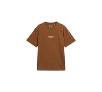 Printed Casual T-Shirt Tom Tailor Denim Marron M