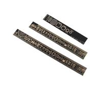 Printed Circuit Board Engineering Ruler, PCB Ruler Set 6.3 inch 7.87 inch 10.23 inch for Electronic Engineers, SMD Component Measuring Tool, Prototype Board Layout Ruler