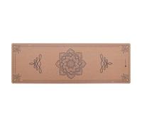 Printed Cork Non Slip Thick Yoga Mat for Travel Pilates Workout for Summer Exercise