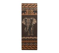 Printed Cork Non Slip Thick Yoga Mat for Travel Pilates Workout for Summer Exercise