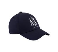 Printed Cotton Cap with Buckle Fastening - male - Armani Exchange - Hats & Caps - Black - ONE SIZE - Accessories ONE SIZE