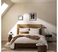 Printed Cotton Flannel Duvet Cover, EQUILIBRE, 200 x 200 cm, ESSIX