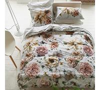 Printed Cotton Percale Duvet Cover, Pahari Tuberose, 240 x 220 cm, Designers Guild