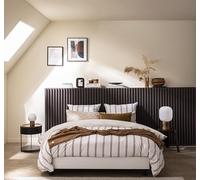 Printed Cotton Percale Duvet Cover, Sketch, 260 x 240 cm, ESSIX