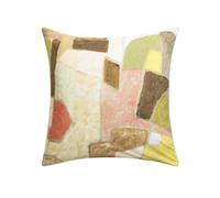 Printed Cotton Percale Pillowcase, Clay Collage, 65 x 65 cm, Designers Guild