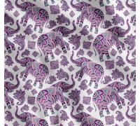 Printed Cotton Poplin Fabric by Soimoi, Animal Design, 3 Yard for Sewing