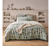 Printed Cotton Satin Duvet Cover, ECLOSION, 200 x 200 cm, ESSIX