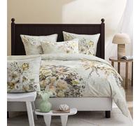 Printed Cotton Satin Duvet Cover, Margaretta, 200 x 200 cm, Designers Guild