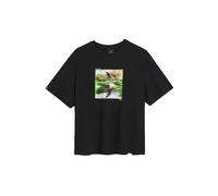Printed Cotton T-Shirt Diverse Coalition SK8 07A Noir XL