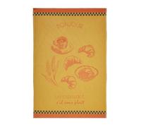 Printed Cotton Tea Towel, Le Croissant, 50 x 75 cm, Coucke