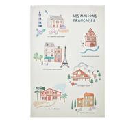 Printed Cotton Tea Towel, Maison Francaise, 50 x 75 cm, Coucke