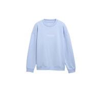 Printed Crew Neck Casual Sweatshirt Tom Tailor Denim Bleu S