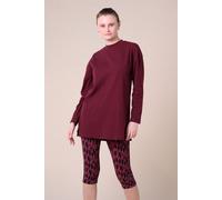 Printed Cropped Leggings Enorsia Red 12