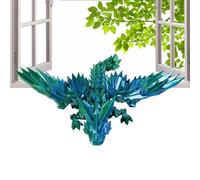 Printed Crystal Dragon | Articulated Crystal Dragon Fidget Toy Surprise,Flexible and Fun Kids Toys, Year of the Dragon Home Decoration for Adults and Kids