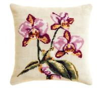 Printed Cushion Covers Cross Stitch Kits,Phalaenopsis orchid flowers