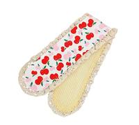 Printed Decorative Grip Pad for Bangs and Flyaway Hair Styling, C | Scalloped Lace-Look Trim Detail, Direct Placement Over Bangs, Decorative Accent for Routine Hair Styling Use