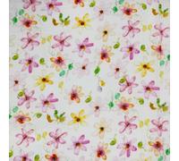 Printed Double Gauze 100% Cotton Boho Fabric Dressmaking Lightweight Muslin Nursery Baby Swaddle Blankets Crafts Summer Clothing Material | 53" - 132 cm Wide (per Half Metre, Strasbourg)