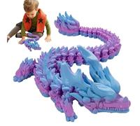 Printed Dragon Fidget Toy, Printing Full Articulated Toy - Dragon Fidget Toy Flexible Articulated Dragon Flexible Joints Home Decor, Easter Eggs Basket Stuffers