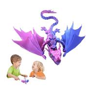 Printed Dragon on Articulated Dragon Printed on | Toy Printed on - Relieve Stress & Boost Creativity with Articulated Toy for Home Decor