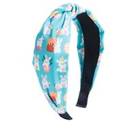 Printed Easter Headband,Easter Egg Bunny Printed Headband | Knotted Design Hair Styling Accessories for Weddings, Vacations, Datings, Trips, Dances, Parties