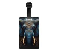 Printed Eerie Elephant Luggage tag Hanger, Easy to Identify, Easy to Hang, Suitable for suitcases, Backpacks and Handbags