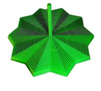 Printed Expanded Sensory Star, 3D Printed Fidget Star Toy, Expanding Fractal Spinner with Handle, Fidget Star, Sensory Focus Aid for Stress Relief, Emotional Relaxation Toy for Study (Green, M)