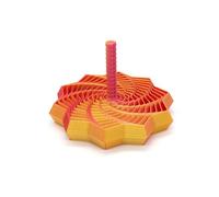 Printed Expanded Sensory Star, Multi-Faceted Stress Relief Fidget Toy, Push Play Spinner, Senssory Whirling Spiral Desk Portable Fingertip For Adults Kids Teens,Travel Holiday (GD-S)