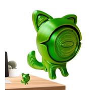 Printed Eye Cat Toy, Printed Animal | Flexible -Eye Cat Sculpture - Flexible Single Eye Animal Print Toy, Executive Desk Toy with Movable Eyes, for Home Bedroom, Car Dashboard