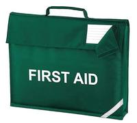 Printed 'First Aid' Emergency Documents Grab Bag With Handle - For School, Work & Office